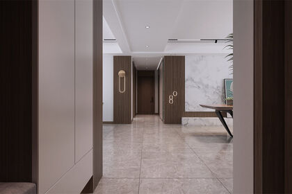 市中区中海国际社区170㎡四室两厅现代简约风格装修案例
