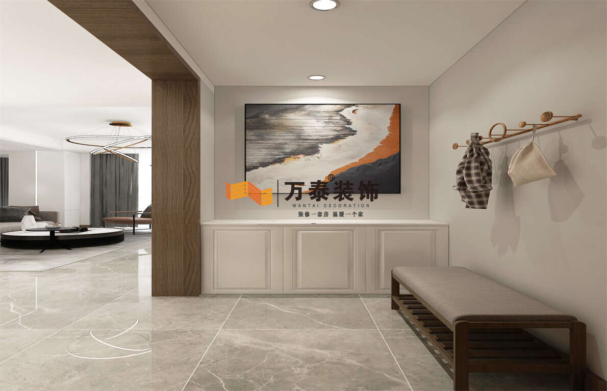 歷下區魯能泰山七號147㎡四室兩廳現代簡約風格裝修案例6