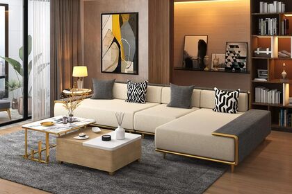 改变客厅臃肿多余的装饰，客厅沙发这样装更好看！